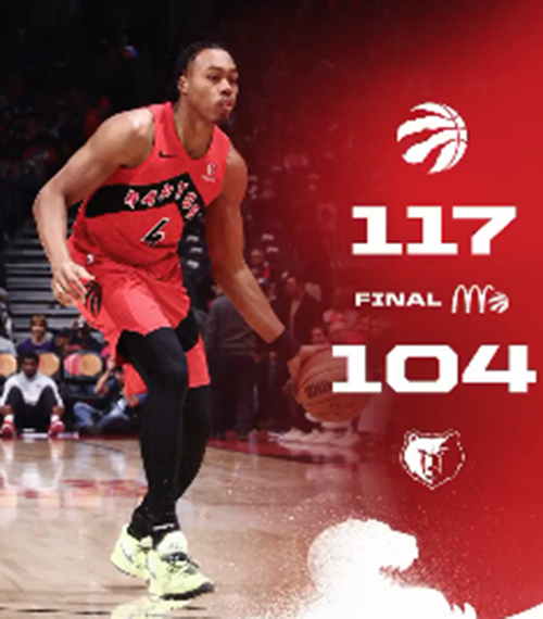 11月03日 NBA常规赛 灰熊vs猛龙 全场录像及集锦